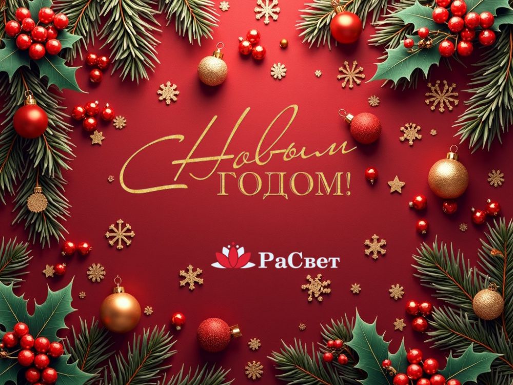 Новогоднее поздравление директора компании ООО "РаСвет"